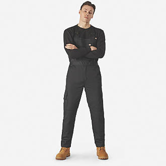Image of Dickies Everyday Bib & Brace Boiler Suit/Coverall Black Small 30-32" W 31" L 