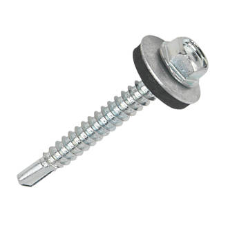 Image of Easydrive Flange Self-Drilling Screws with Washers 5.5mm x 55mm 100 Pack 