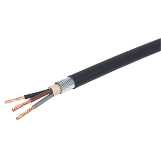 Image of Prysmian 6943X Black 3-Core 10mmÂ² Armoured Cable 25m Drum 