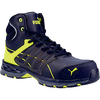 Image of Puma Velocity 2.0 MID Metal Free Safety Trainer Boots Yellow Size 11 