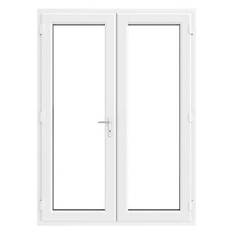 Image of Crystal White uPVC French Door Set 2090mm x 1390mm 