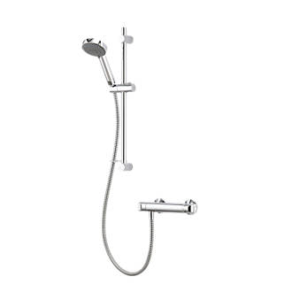 Image of Aqualisa Rear-Fed Exposed Chrome Thermostatic Mixer Shower 