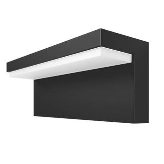 Image of Philips Hue Nyro Outdoor LED Smart Down Wall Light Black 13.5W 1020lm 