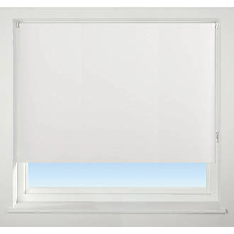 Image of Universal Polyester Roller Non-Blackout Blind Snow White 1800mm x 1700mm Drop 