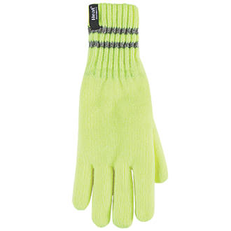 Image of SockShop Heat Holders Thermal Gloves Yellow Large / X Large 