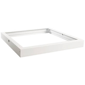 Image of Luceco White Luxpanel Surface-Mounted Frame 610mm x 610mm 