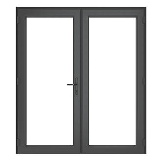 Image of Crystal Anthracite Grey uPVC French Door Set 2055mm x 1790mm 