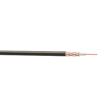 Image of Time RG59 Black 1-Core Round Coaxial Cable 100m Drum 