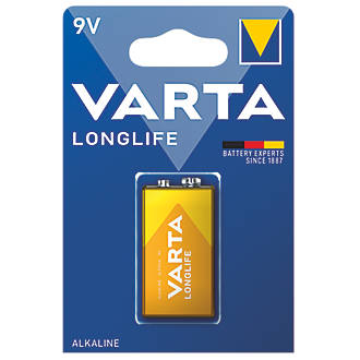 Image of Varta Longlife 9V Alkaline Battery 