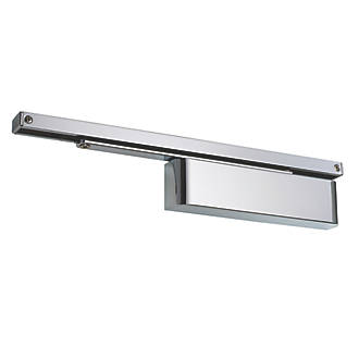 Image of Rutland TS.11204 Cam-Action Fire Rated Overhead Door Closer Polished Chome 