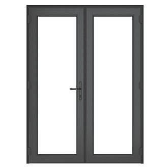 Image of Crystal Anthracite Grey uPVC French Door Set 2055mm x 1490mm 