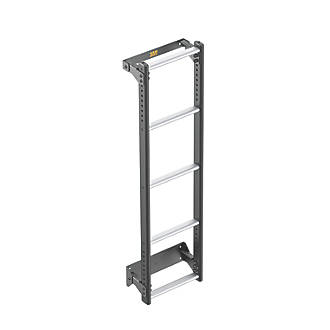 Image of Van Guard Ford Transit 2000-2014 5-Treads ULTI Ladder Rear Door Ladder for H1 1260mm 