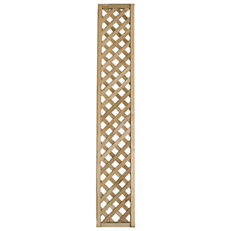 Image of Forest Rosemore Softwood Rectangular Trellis 1' x 6' 4 Pack 