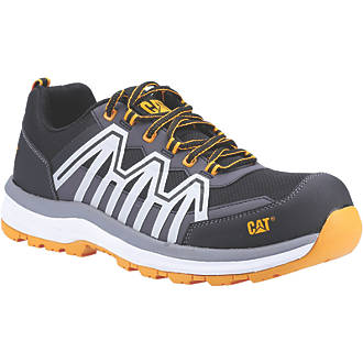 Image of CAT Charge Metal Free Safety Trainers Black/Orange Size 8 