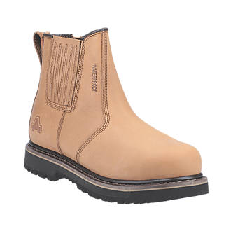 Image of Amblers AS232 Safety Dealer Boots Tan Size 6 