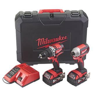 M12FPP2A 4.0AH PACK MILWAUKEE 12V FUEL BRUSHLESS COMBI & IMPACT TWIN PACK 