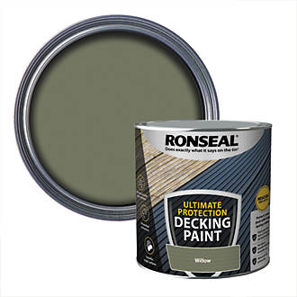 Image of Ronseal Ultimate Protection Decking Paint Willow 2.5Ltr 