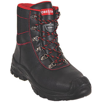 Image of Oregon Sarawak Safety Chainsaw Boots Black Size 10.5 