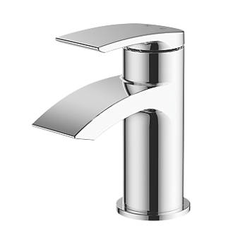 Image of Wye Cloakroom Basin Mono Mixer with Clicker Waste Chrome 