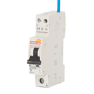 Image of Contactum Defender 6A 30mA SP Type B Compact RCBO 