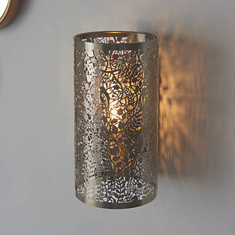 Image of Quay Design Boston Wall Light Antique Brass 