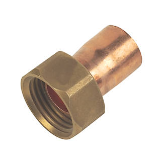 Image of Flomasta End Feed Straight Tap Connector 15mm x 1/2" 