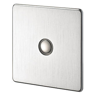 Image of Crabtree Platinum 1-Gang 1-Way Dimmer Switch Satin Chrome 