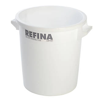 Image of Refina Plastic Mixing Tub White 35Ltr 
