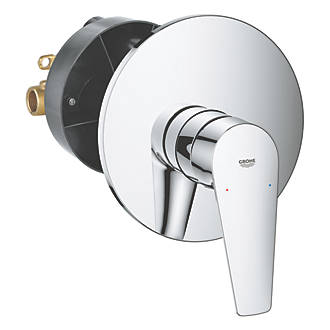 Image of Grohe Start Edge Concealed Single Lever Mixer Shower Valve Fixed StarLight Chrome 