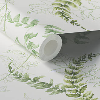 Image of LickPro Green Fern 01 Wallpaper Roll 52cm x 10m 