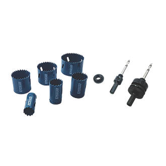 Image of Erbauer 6-Saw Multi-Material Electricians Holesaw Set 