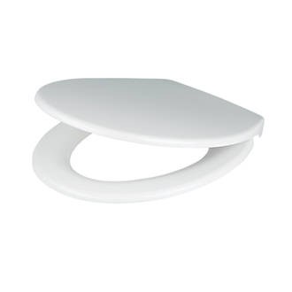 Image of Soft-Close with Quick-Release Toilet Seat Duraplast White 