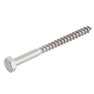 Image of Easydrive Hex Bolt Self-Tapping Coach Screws 8mm x 100mm 10 Pack 