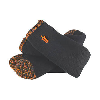 Image of Scruffs Trade Socks Black Size 10-13 3 Pairs 