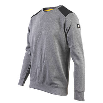 Image of CAT Essentials Crewneck Sweatshirt Dark Heather Grey X Large 46-48" Chest 