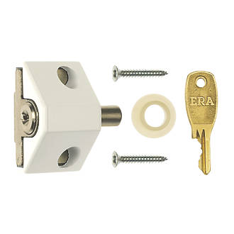 Image of ERA 100-12 Patio Push Lock White 