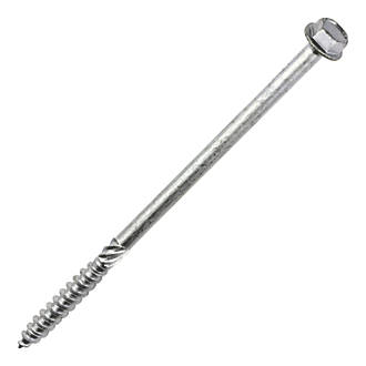 Image of Timco 10200INH Hex Socket Thread-Cutting Timber Screws 10mm x 200mm 10 Pack 