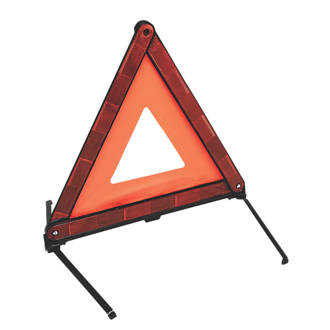 Image of Hilka Pro-Craft Foldable Warning Triangle Red 