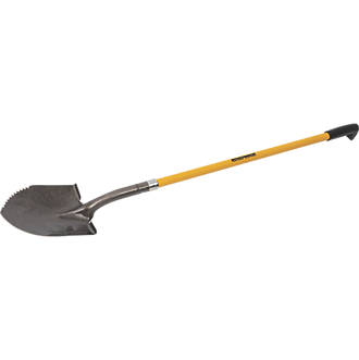 Image of Roughneck Round Head Long-Handled Digging Shovel 