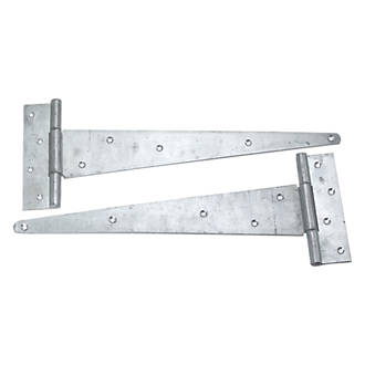 Image of Smith & Locke Self-Colour Heavy Duty Scotch Tee Hinges 400mm 2 Pack 