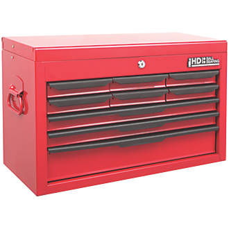 Image of Hilka Pro-Craft 9-Drawer Heavy Duty Tool Chest with Ball Bearing Drawer Slides 