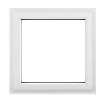 Image of Crystal Top Opening Clear Triple-Glazed Casement White uPVC Window 820mm x 820mm 