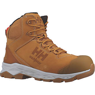 Image of Helly Hansen Oxford Mid S3 Metal Free Safety Boots New Wheat Size 11 
