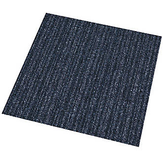 Image of Abingdon Carpet Tile Division Fusion Blue Fusion Carpet Tiles 500 x 500mm 20 Pack 