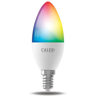 Image of Calex Smart SES Candle RGB & White LED Light Bulb 4.9W 470lm 