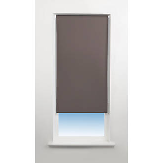 Image of Universal Polyester Roller Non-Blackout Blind Chocolate 900mm x 1700mm Drop 