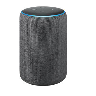 Image of Amazon Echo Plus 2nd Gen Voice Assistant Charcoal Fabric 