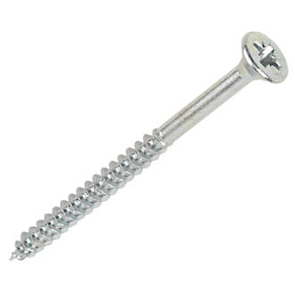 Image of Silverscrew PZ Double-Countersunk Self-Tapping Multipurpose Screws 6mm x 80mm 100 Pack 