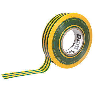 Image of Diall 510 Insulating Tape Green / Yellow 33m x 19mm 