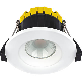Image of Luceco FType Compact Fixed Cylinder Fire Rated LED Downlight White 6W 480lm 